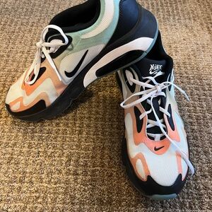 Nike Air Max with Orange and Blue Accents